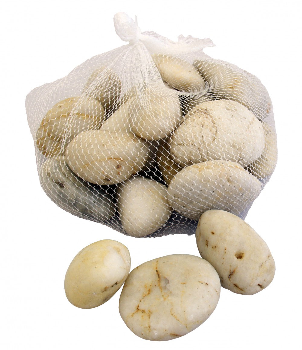 Bag of Polished Pebbles Fountain – Indoor/Outdoor Water Feature